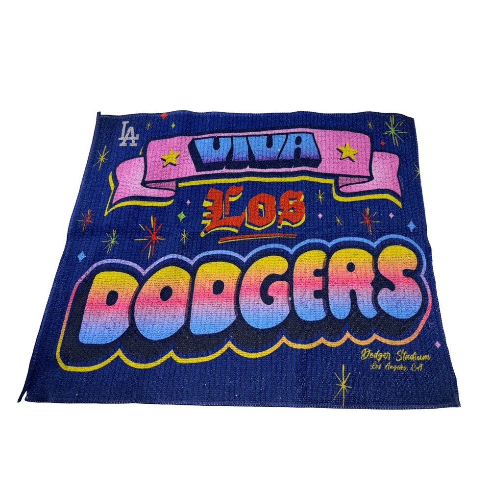 AA Mills Viva Los Dodgers Rally Towel Los Angeles Dodger Stadium Blue bundle of3